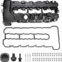 Engine Valve Cover Compatible with BMW 135i 2008-2013 335i 2007-2015 335is 2011-2013 335xi 2007-2008 535i 2008-2010 M2 2016-2019 X6 2008-2012 3.0L OE 11127565284