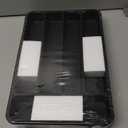 Kitsure Cutlery Drawer Organiser for Kitchen - Adjustable Cutlery Tray for Effortless Utensil Sorting, Versatile Kitchen Storage & Organisation Solution, 12.13" x 1.54" x 8.07"~13.90", Black (Medium)