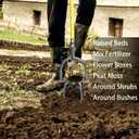 Jardineer Hand Tiller for Gardening, Manual Twist Tiller Cultivator, Heavy Duty Garden Claw, Soil Loosener & Lawn Aerator for Soil Mixing, Garden, Flower Box and Raised Bed