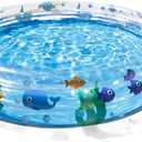 60" x 11.8" Swimming Pool for Pets, Swimming Pools for Outdoor and Backyard (Blue)