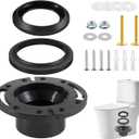 RV Toilet Flange Seal Kit,RV Toilet Flange,RV Toilet Seal Replacement Fit for RV 300/310/320 RV Toilets,Replacement for 385345892 RV Toilet Flange and 385311652 Base Seal,385311658 Flush Ball Seal