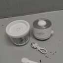 Food Processor, Electric Chicken Meat Grinder, Baby Food chopper with Stainless Steel 6 Blades, for Meat/Vegetable/Fruits/Meal Prep/Chili peppers/garlic