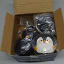 Baby Toys 6-12 Months, Musical Penguins Crawling Infant Toys, Early Learning Toy for Tummy Time with Light & Sound, Birthday Gifts for Babies Newborn Boys Girls 6 7 8 9 10 11 Months 1 Year Old (Black)