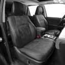 Fit for Toyota 4Runner 2010-2024(5th) Seat Covers,Custom Automotive Seat Covers Front & Rear Seat Covers Full Set,Full Coverage Luxury Leather Seat Covers for SUV (2-Row,5 Seats Model Only - Black)