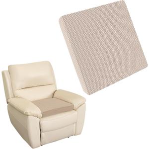 Recliner Cushions for Long Sitting Foam Seat Cushion Soft Tufted Layer for Elderly Seniors, Recliner Chair, Floor Pillow, Office Chair, Car, No Pressure on Thighs, 20X20X3 Inch - Knitted Khaki