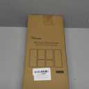 Criusia 6 Pcs Large Size Clear Drawer Organizer Set, Acrylic Non Slip Non Cracking Kitchen Drawer Storage Tray Divider, Multifunctional Storage for Cosmetics, Bathroom, Tools, Kitchen and Office