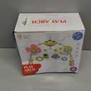 Musical Baby Stroller Arch Toys, Travel Car Seat Toys, Baby Play Arch Crib Accessory Toys, Mobile for Bassinet, Pram Activity Arch Bar Toys for Babies Infants (Space)