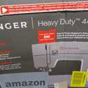 SINGER Heavy Duty 4423 (Grey) High Speed Sewing Machine + Accessories | 23 Built-In Stitches Deliver 97 Stitch Applications | 50% More Power, 1100 Stitches/Min | Metal Frame, 1-Step Buttonhole