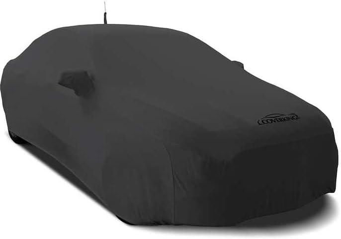 Coverking Custom Fit Exterior Car Cover Designed for Select Hyundai Santa Cruz Model Vehicles: Satin Stretch Fabric, Dark Gray