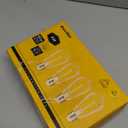 Ascher Dimmable Vintage LED Edison Bulbs, 6W, Equivalent 60W, 700 Lumens, 80+ CRI,Warm White 2700K, ST58 Antique LED Filament Bulbs, E26 Medium Base, Clear Glass, Pack of 4