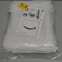 HRX Package 100pcs Sheer Organza Bags White, 6 x 9 inches Christmas Wedding Shower Party Favors Gift Drawstring Bags Large Mesh Jewelry Pouches