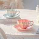Serene Splendor Teacups Luxury Pink Pearl