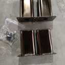 4 inch / 10cm Metal Furniture Legs, 4Pcs Modern Square Piano Key Support DIY Replacement Feet for Sofa Cabinet Dresser TV Stand Couch Kitchen Cupboard