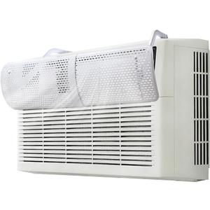 Adjustable AC Air Deflector, AC Vent Deflector, Direct Airflow Prevention, Extends 17.5" to 28.5" Length, Fits Most Window AC Air Conditioners