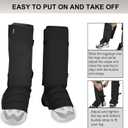 Snake Gaiters Leg Guards, Waterproof Snake Guards, Adjustable Snake Bite Protection for Lower Legs, Snake Chaps for Men&Women