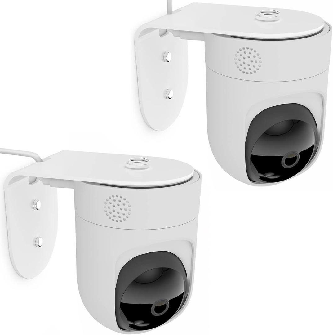 2 Pack Metal Wall Mount Compatible with Eufy Security Indoor Cam E220 and Eufy P24, Provide Better Viewing Angles