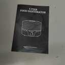 Elite Gourmet EFD319 Food Dehydrator, 5 BPA-Free 11.4" Trays Adjustable Temperature Controls, Jerky, Herbs, Fruit, Veggies, Dried Snacks, Black