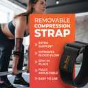 DR. BRACE Elite Elbow Brace Support, Breathable Elbow Compression Sleeve with Gel Pad for Golfer's, Tennis Elbow & Tendonitis Treatment & Pain Relief 2024 (Grey-Orange, XX-Large)