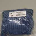 decorUhome Summer Corduroy Navy Blue Throw Pillow Covers 20x20 Set of 2 Decorative Soft Boho Farmhouse Couch Pillow Covers for Living Room Bed Sofa Broadside Striped Pillow Cases