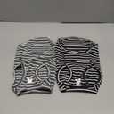 Koneseve Dog Shirt Vest Lightweight Stretchy Dog T-Shirts Soft Cool Sleeveless Stripe Vests Breathable Clothes for Puppy Kitty Cats Small Medium Large Dogs 2 Pack Black + Grey [ L/Large ]