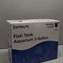 Fish Tank Aquarium 3 Gallon, Smart Aquarium Kits - Silent Water Pump,Self Cleaning System,7 Color Lights,Temperature Display, Aromatherapy, Advanced Filtration