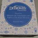 Dr. Brown's Milestones Narrow Sippy Straw Bottle, Spill-Proof with 100% Silicone Handles and Weighted Straw, 8 oz/250 mL, Blue/Gray, 6m+
