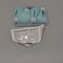 Hillban Cat Muzzle for Grooming with 4 Silicone Boots Breathable Transparent Face Guard Silicone Cat Claw Covers Anti Scratch Booties to Prevent Scratching Biting Bathing Trimming(Medium)