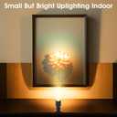 12pcs Warm White Mini LED Spot Lights, 3000K Under Cabinet Lights, Mini Spotlights Display Light for Painting Picture Plants Jewelry Showcase Model Display Shelves ,Pushbutton Switches,U.S. Plugs