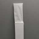 OUTXE Anti Wrinkle Straw 6 Pcs, Flat Wide Drinking Straw for Stanley Cup 40 oz 30 oz, Reusable Wrinkle Free Long Stainless Steel Metal Straw for Lip with Cleaning Brush and Carrying Bag (Diameter: 10 mm, Cream, Pink)