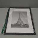 upsimples 12x16 Picture Frame, Display Pictures 8.5x11 with Mat or 12x16 Without Mat, Wall Hanging Photo Frame, Black, 1 Pack