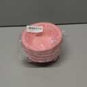 Lallisa 100 Pcs 12oz Pastel Pink Disposable Plastic Bowls for Galentine Valentines Party Dessert Cups Ice Cream Snack Salad Soup Food Serving Bowls for Easter Gender Reveals Party Favor Picnic