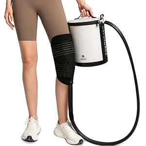 CRYOFORCE CF1 Cold Therapy Machine with Programmable Timer, Ice Machine for Knee After Surgery, 12QT Knee Ice Machine After Surgery, Portable ACL Cryotherapy Pain Relief System