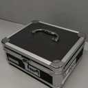 Plastic & Steel Cash Box W/tumbler Lock, Black & Chrome By: Vaultz