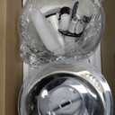 2X12-cup bowls 800W Electric Food Processor with LED timer. 3-Tiered 6 Cutting Edges blade for mincing, chopping, Ideal as meat grinder, fresh vegetables chopper, pet food process in kitchen.