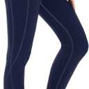 MIRITY 4 Pack Yoga Leggings with Pockets for Women - High Waist Tummy Control Pants for Workout (S)