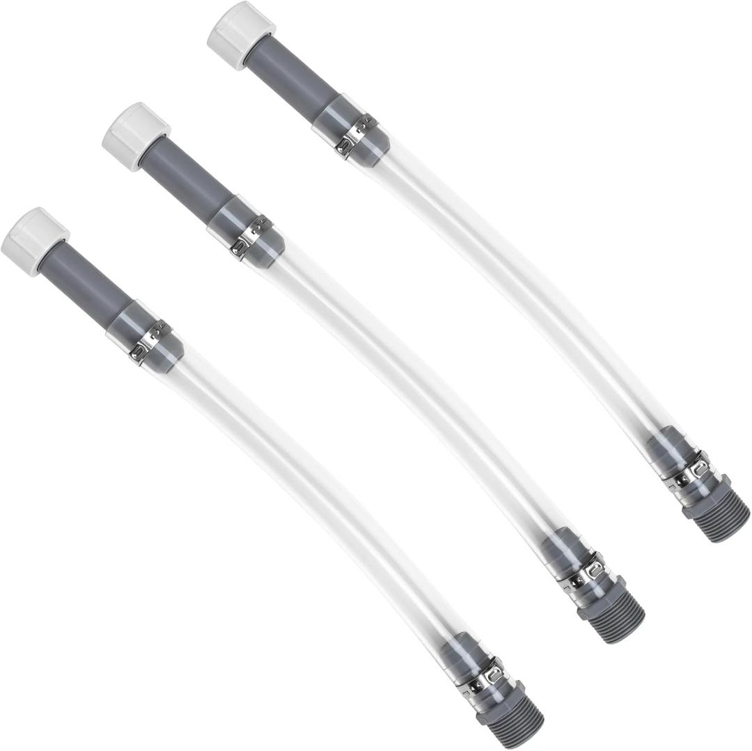 3PCS Racing Fuel Jug Hose for VP JEGS Jug, Gas Can Hose Perfect Fit for 3/5/5.5 Gallon Gas Can-Upgraded Filter Design