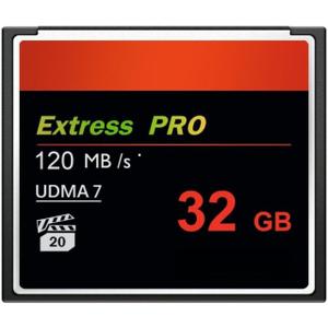 32GB UDMA Speed Up to 120MB/s.for Professional Photographer Enthusiast Camera CF Memory Card