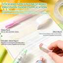 2 x Double-Sided Tape Roller, 0.24In16.4Ft, 360 Rotating Head, Refillable Core, Retractable Tape Dispenser for Scrapbooking and Crafts(Blue1 Main Body+ 4 Replacement Refills)