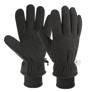 DLY Winter Gloves Men Waterproof - Mens Thermal Polar Fleece Insulated Warm Gloves S