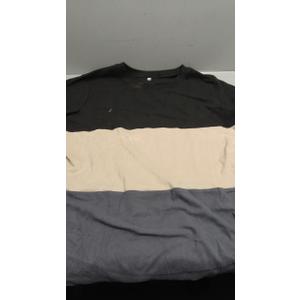 Dofaoo Sweatshirts for Women Crewneck Long Sleeve Shirts Tunic Tops for Leggings Fall Fashion Winter Clothing (X-Large, 1-n-black-beige-grey)