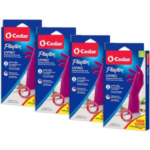 Playtex Gloves Living Premium Protection, Large 1 Pair ( Pack of 4)