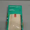 Cleanlogic Body Exfoliating Cloth, Stretchy Organic Sustainable Cotton Exfoliator Bath and Shower Washcloths, Reusable Daily Skincare Tool, 3 Count