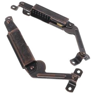 SEWOART 2pcs Spring Lid Support Hinges Double Hinge for Box Lid Stay Heavy Duty for Wooden Cabinets