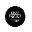 Angelguoguo Car Start Stop Engine Push Switch Buttons Cover Trim Replacement Fit for Mercedes Benz A B CLA GLA GLB Class W177 W247 C118 X247 2020+ (Black)