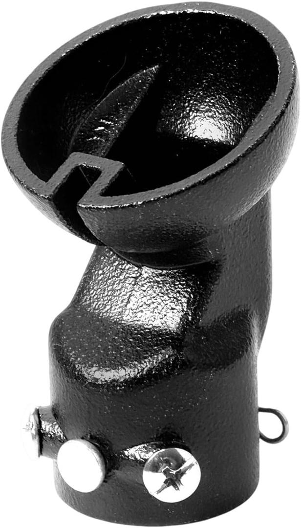 Universal Sloped Ceiling Fan Adapter for Angled Ceiling Up to 45 (Black)