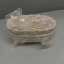 Bread Proofing Baskets Set of 2 10 inch Oval Shaped Dough Proofing Bowls w/Liners Perfect for Professional & Home Sourdough Bread Baking