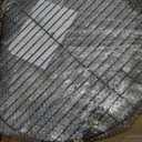 22" Hanging Campfire Grill Grate with 53" Ground Stake