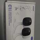 2K Cameras for Home Security-Outdoor/Indoor Camera for Dog/Cat/Pet/Nanny/Baby/Elderly, Color Night Vision, White Light, Siren, 24/7 SD Recordings, Works with Alexa, Plug in (C1-White-2pack-2.4G)