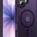 RIOBIO Magnetic for iPhone 17 Case [Compatible with MagSafe][Military-Grade Protection] Heavy Duty Protective for iPhone 17 Phone Case, Slim Frosted Matte Case for iPhone 17, Purple