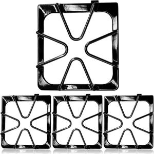 Hiorucet W10447925 Gas Stove Burner Grates Replacement for Whirlpool, Kenmore, Maytag, Amana, Inglis, Kirkland Stove Top, WPW10447925, W10333861A Grate Kit - Set of 4 for Whirlpool Gas Stove Parts.